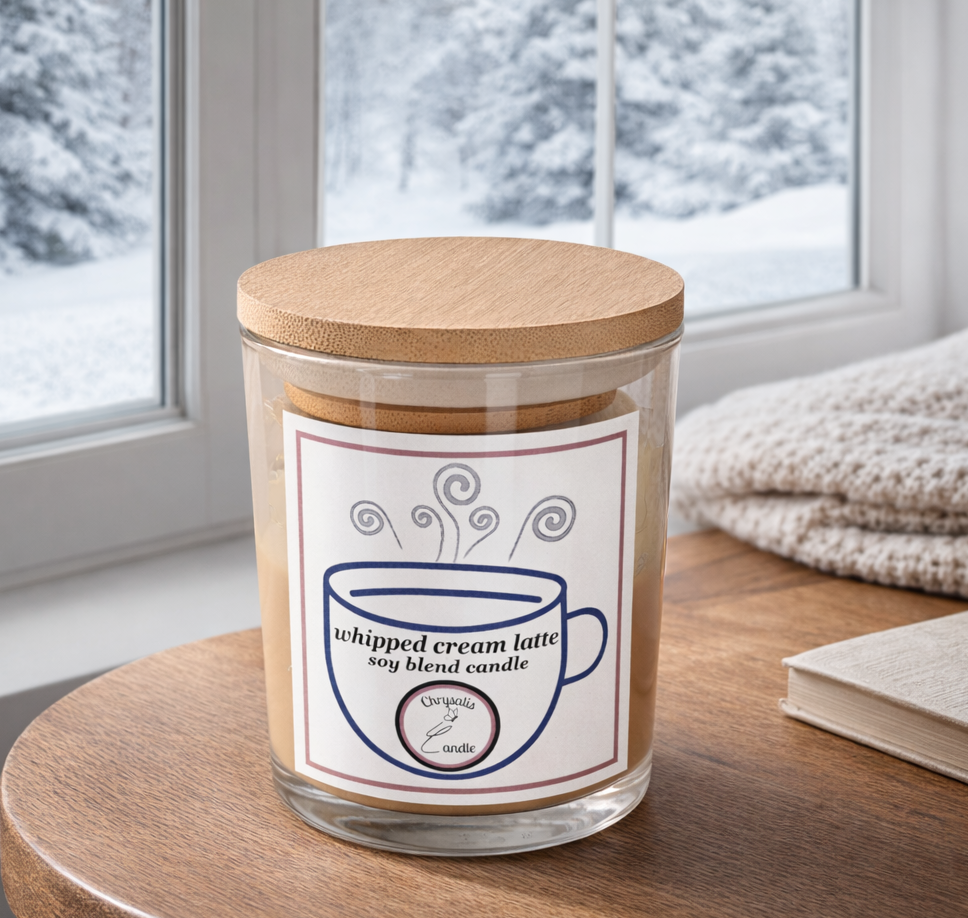 Whipped Cream Latte Candle