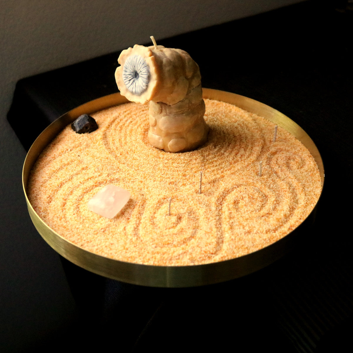 Zensunni Fire Garden With Wax Sand and Dune Sandworm Candle
