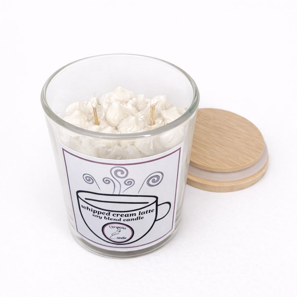 Whipped Cream Latte Candle
